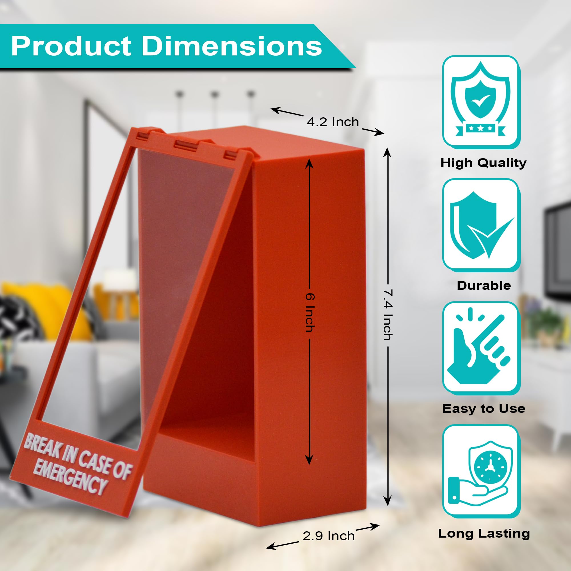 Amazon.com: Break Glass in Case of Emergency Wall Display - Funny 