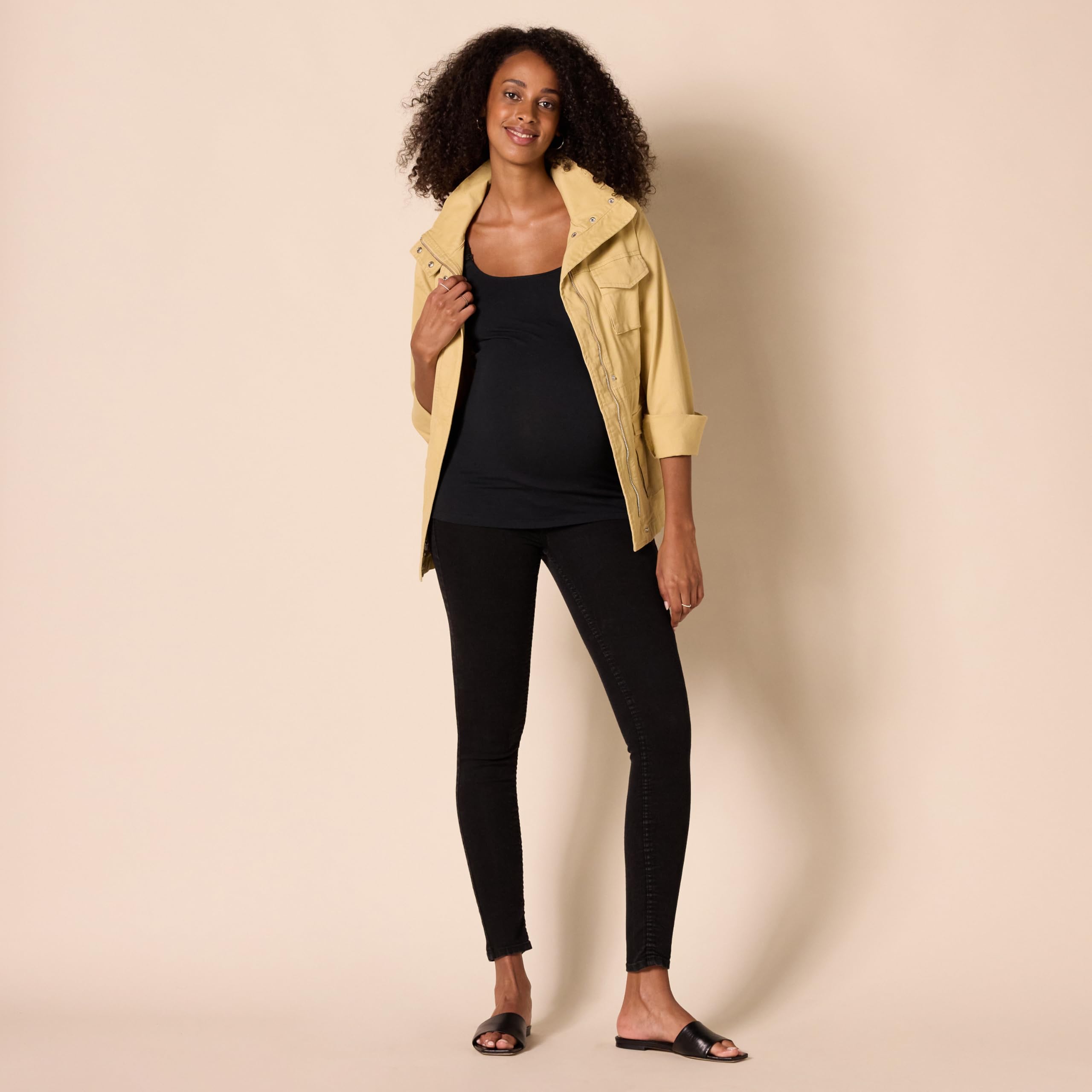 Amazon Essentials Femme Débardeur de Maternité Adapté à l’Allaitement avec Bretelles Réglables et Soutien-gorge Intégré