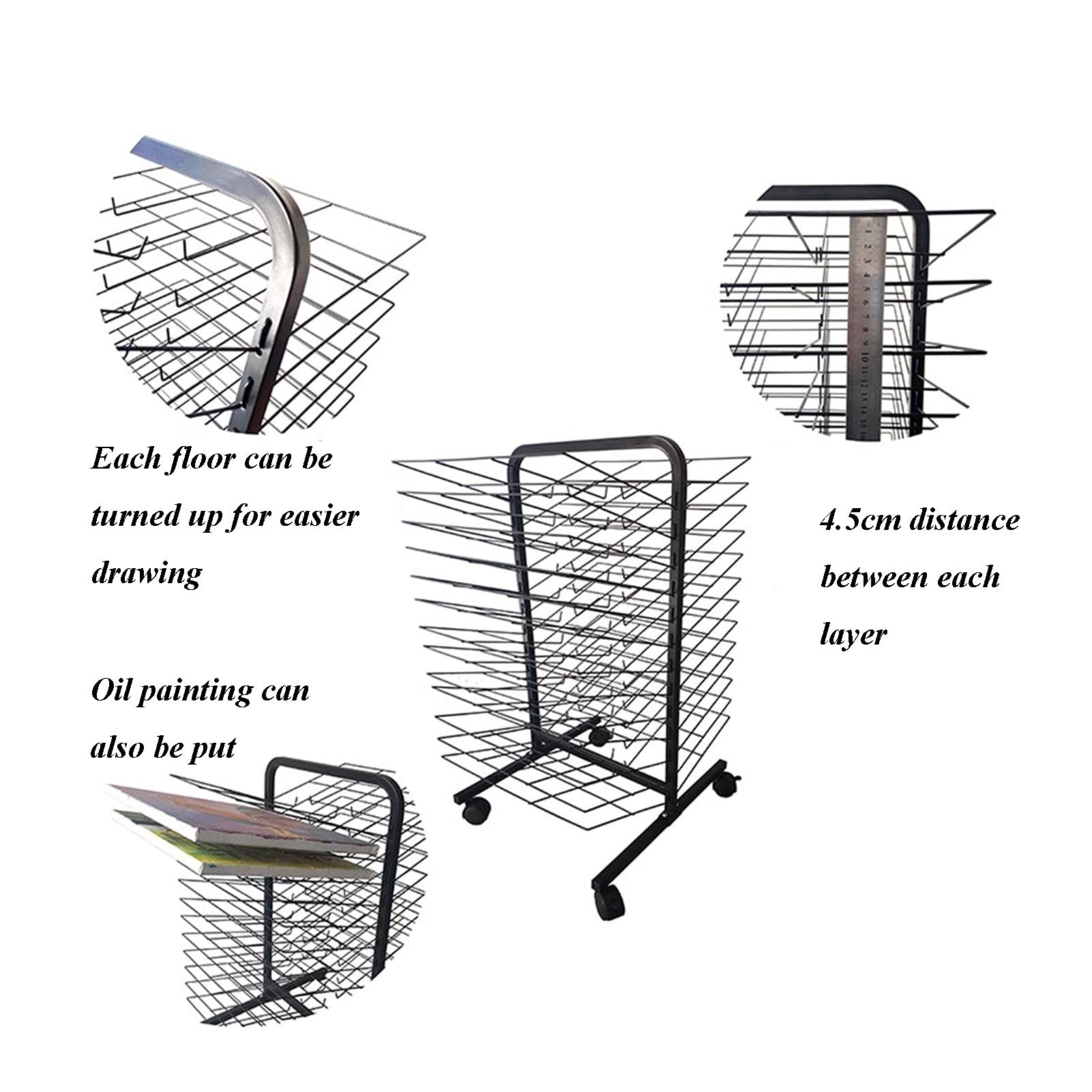 Amazon.co.jp: Art Drying Rack, Drying Rack for Painting, Home or