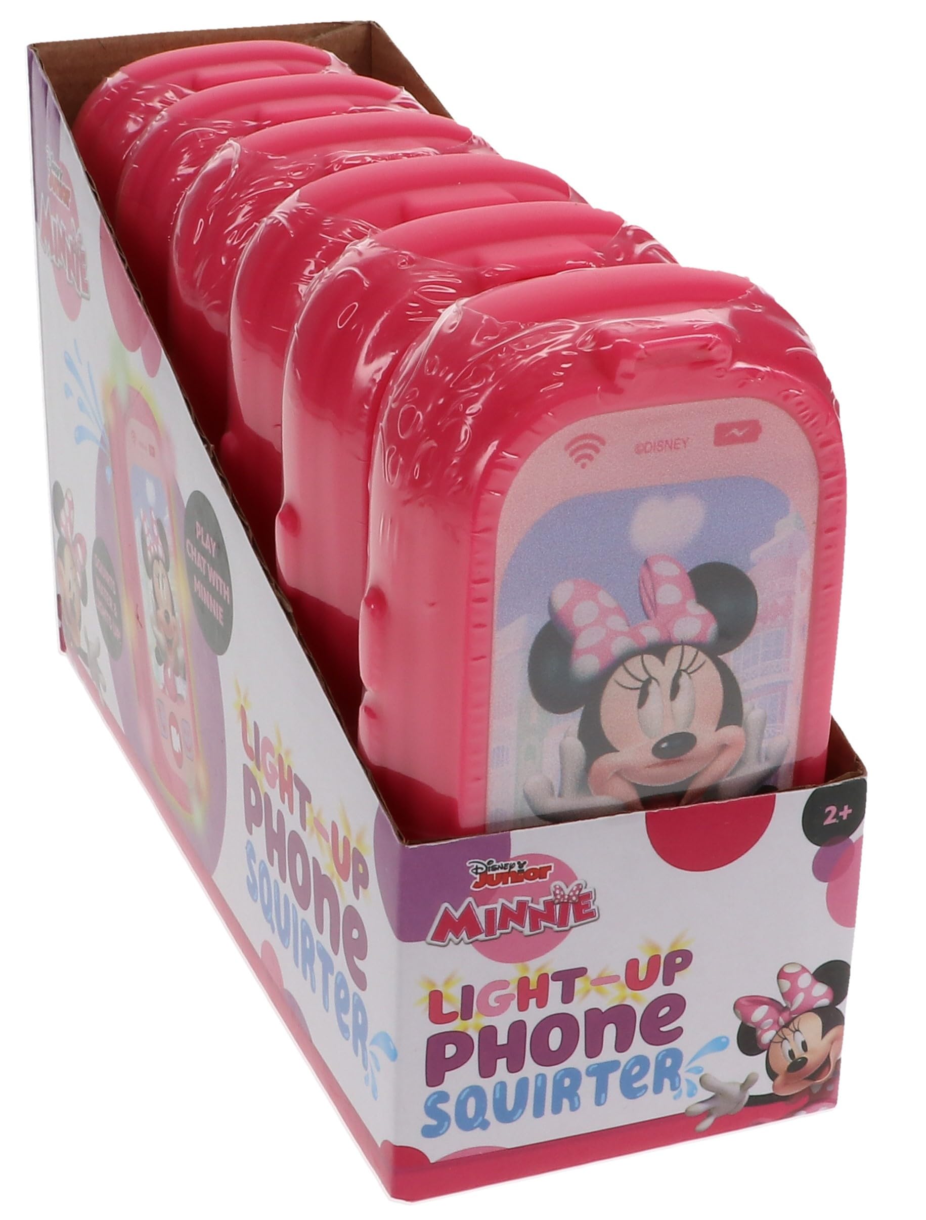 Minnie Light Up - Squirter para teléfono celular, paquete de 6 piezas