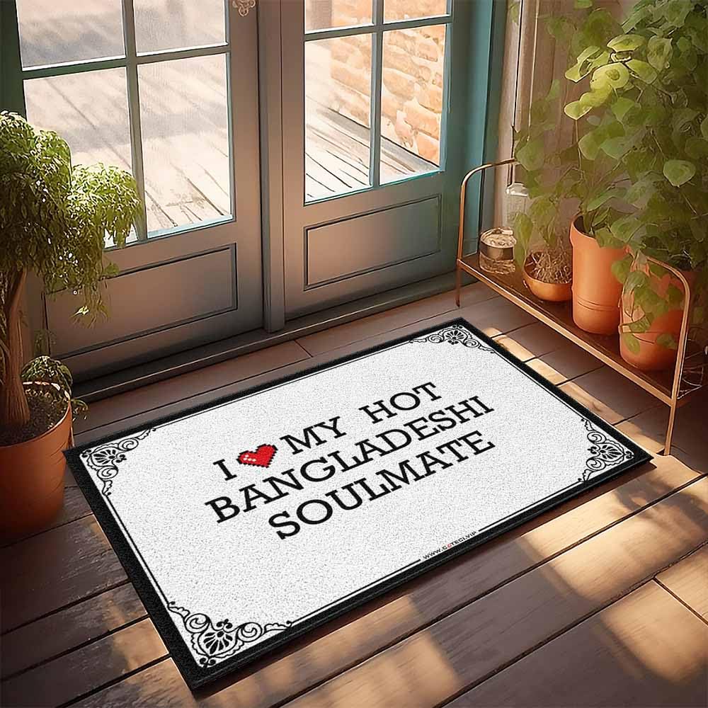 Paillasson Bangladesh Soulmate tapis d'entrée original humour 65x90
