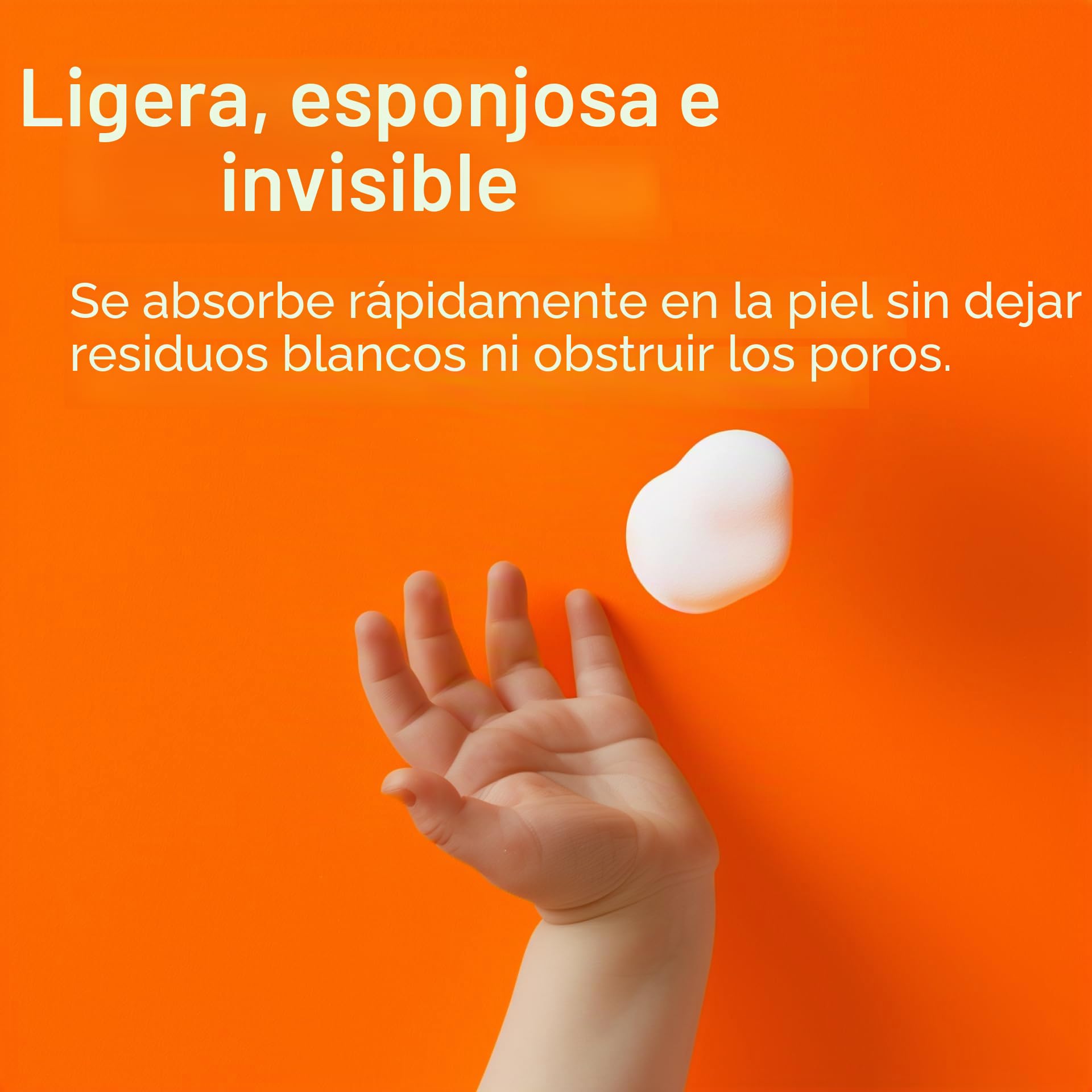 EVY Protector Solar en forma de Mousse para Bebés y Niños SPF 50 - sin perfume - protección solar resistente al sudor y al agua para niños a partir de 6 meses