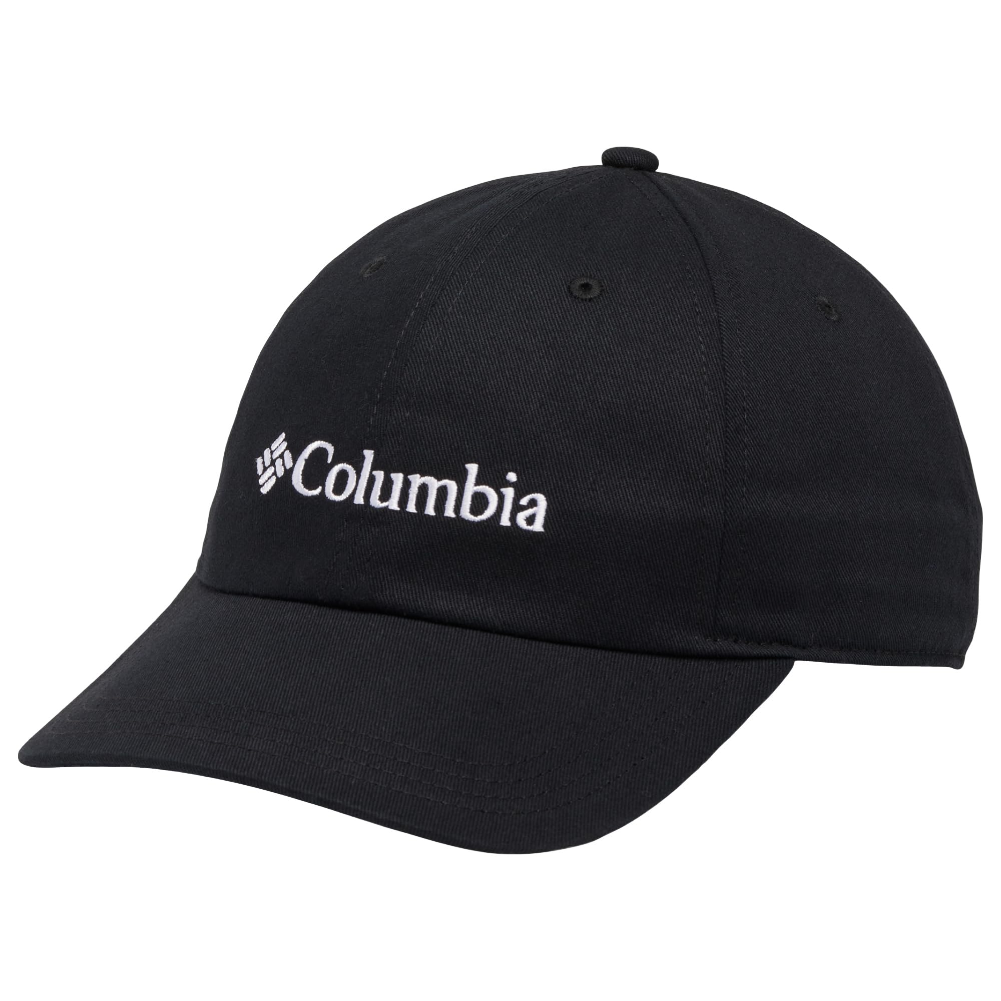 Columbia Unisex Provisions Ball Cap, Baseball Cap, Black/Logo, One Size