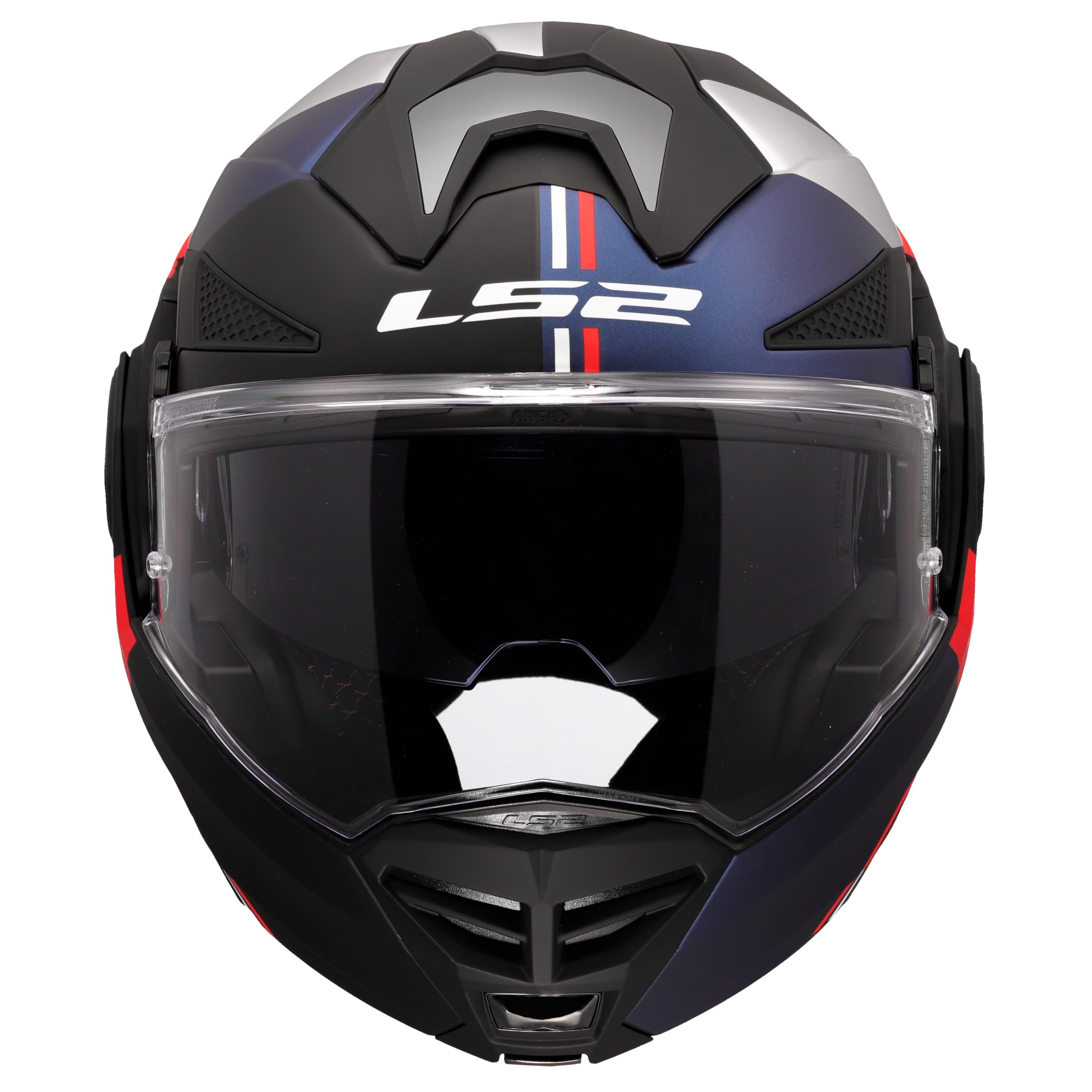 LS2, Modularer Motorradhelm ADVANT X ULTRA Matt Blue Red, XL