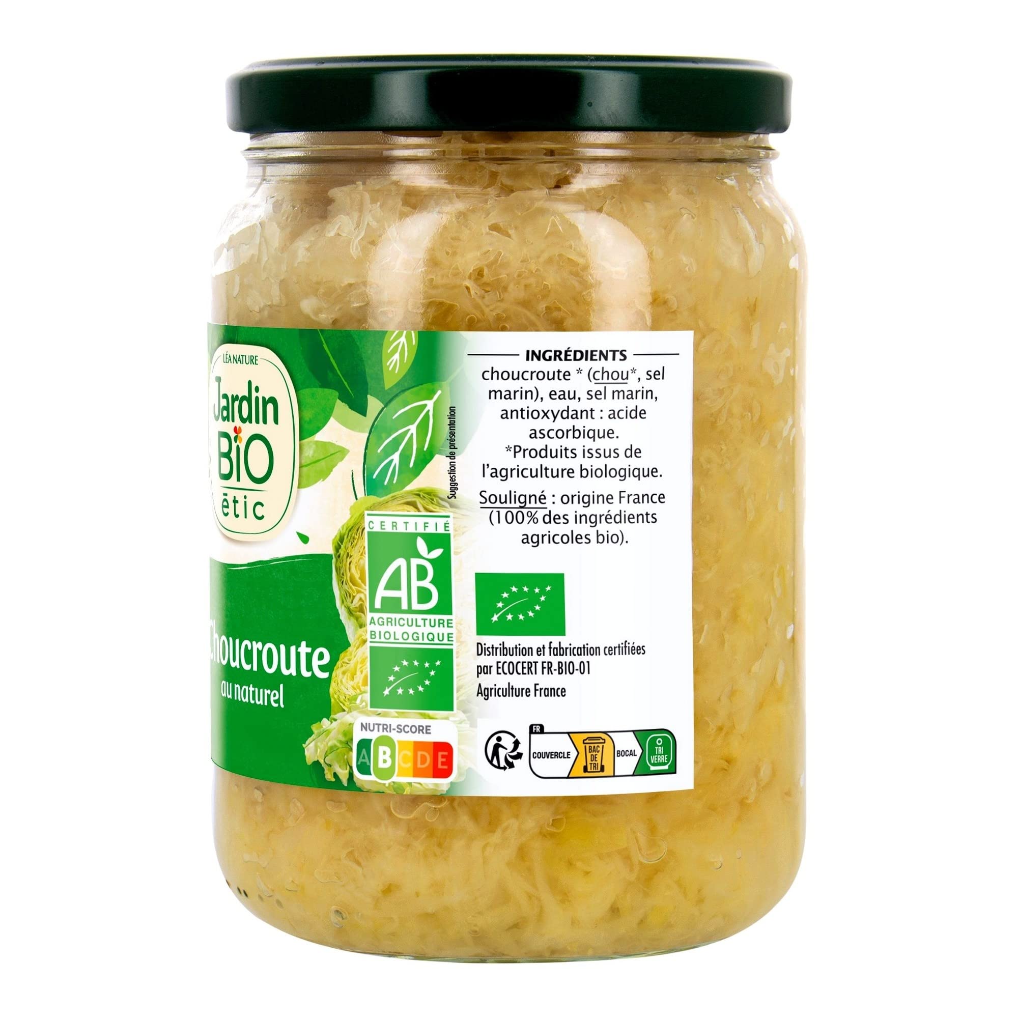 Jardin BiO étic - Choucroute au naturel 790 g