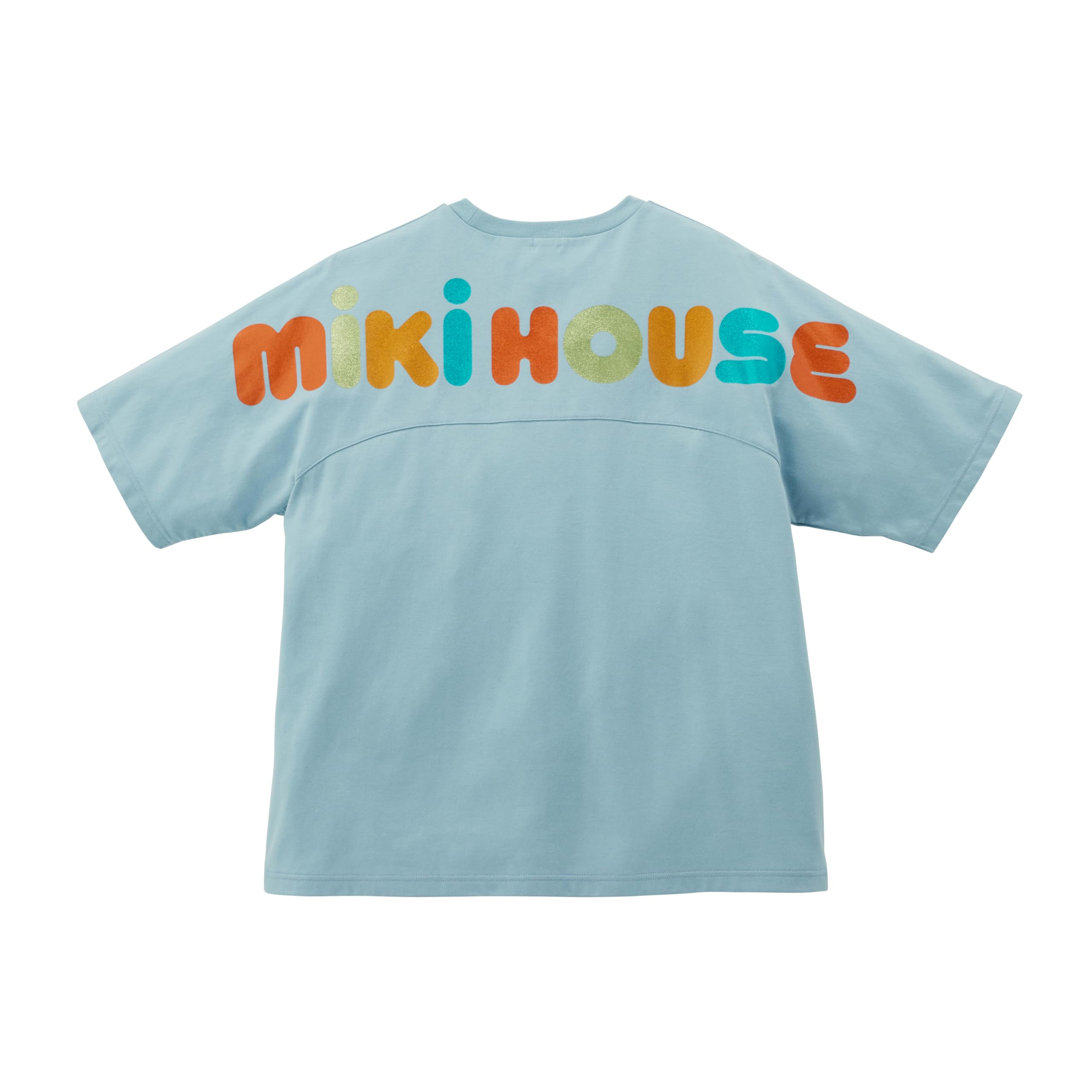 Amazon | [ミキハウス] 半袖Tシャツ 大人用 ロゴ 無地 日本製 男の子