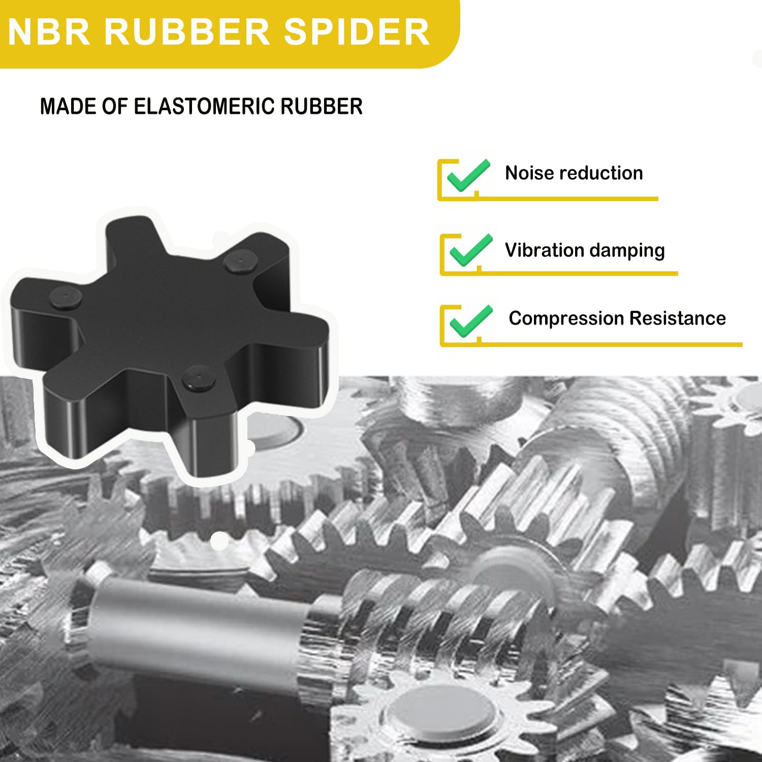Flexible Couplings - 3-Piece L-Jaw Set -3 Flexible Couplings - 3-Piece L-Jaw Set -3