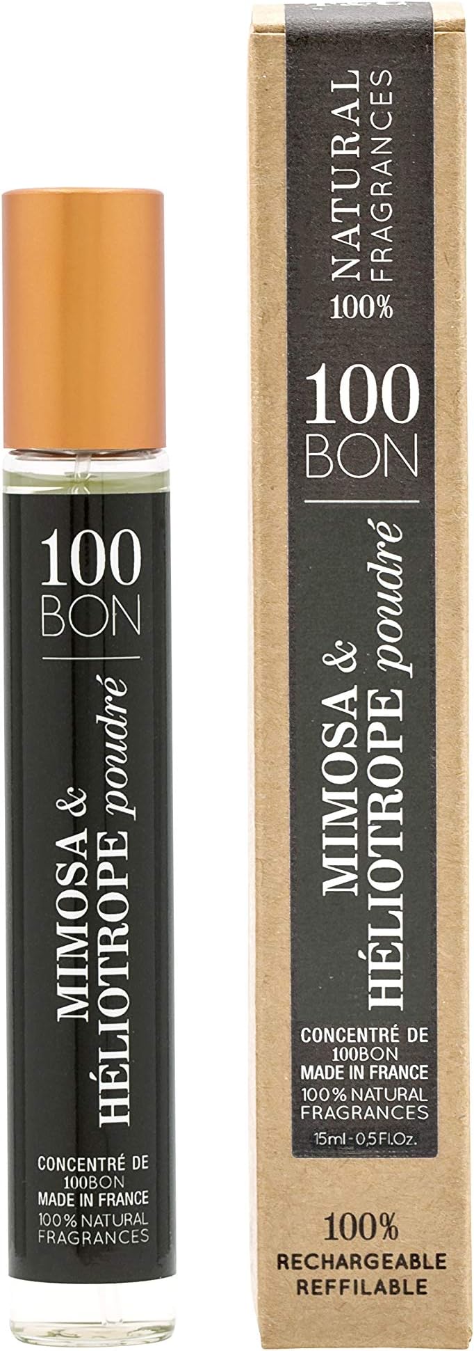 100 Bon Mimosa & Heliotrope Poudre Refillable Eau De Parfum 15ml