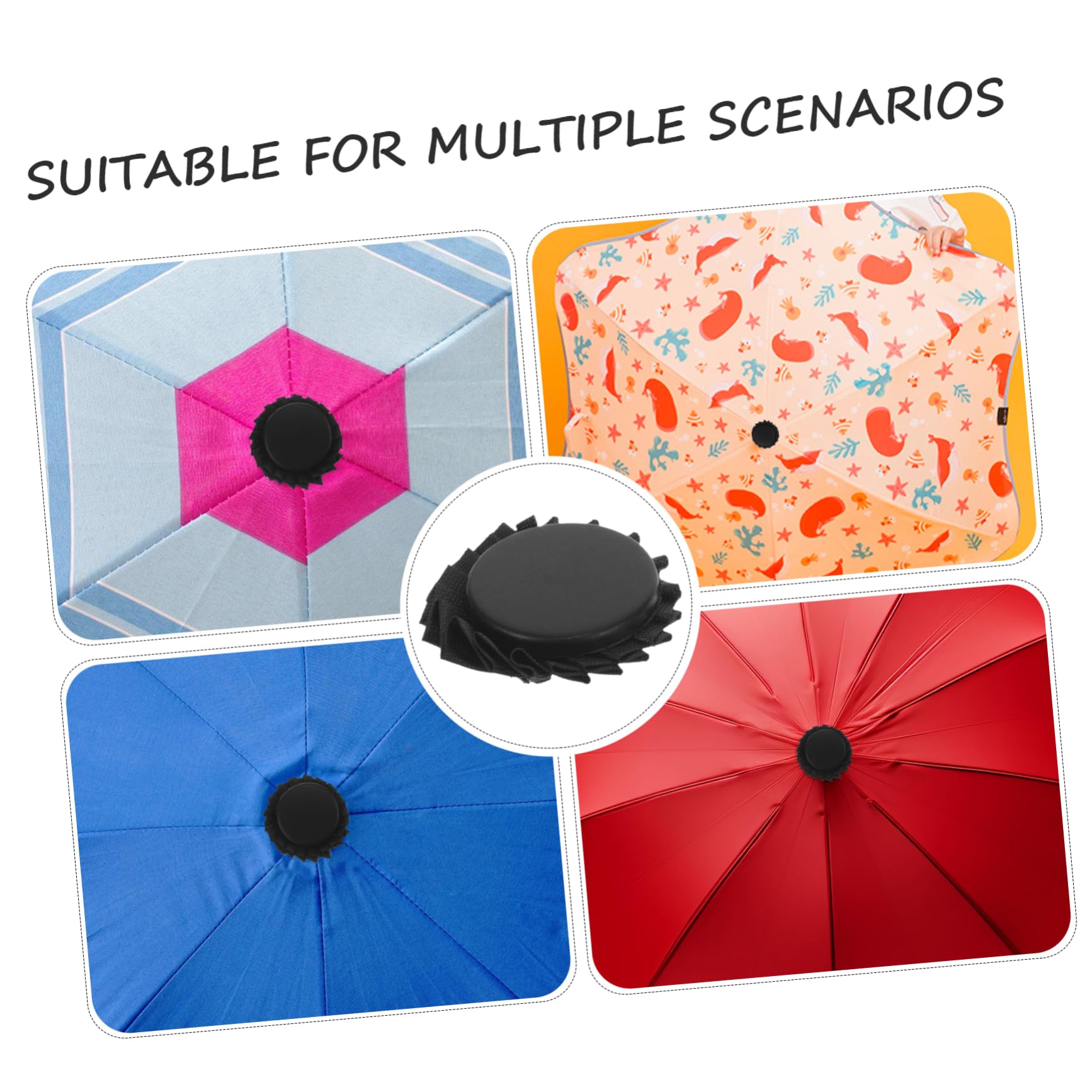 SOIMISS 12 Juegos De Accesorios Para Paraguas Puntas De Paraguas DIY Suministro De Paraguas Piezas De Reparación De Paraguas Cubierta De Tapas De Paraguas Kit De Reparación De