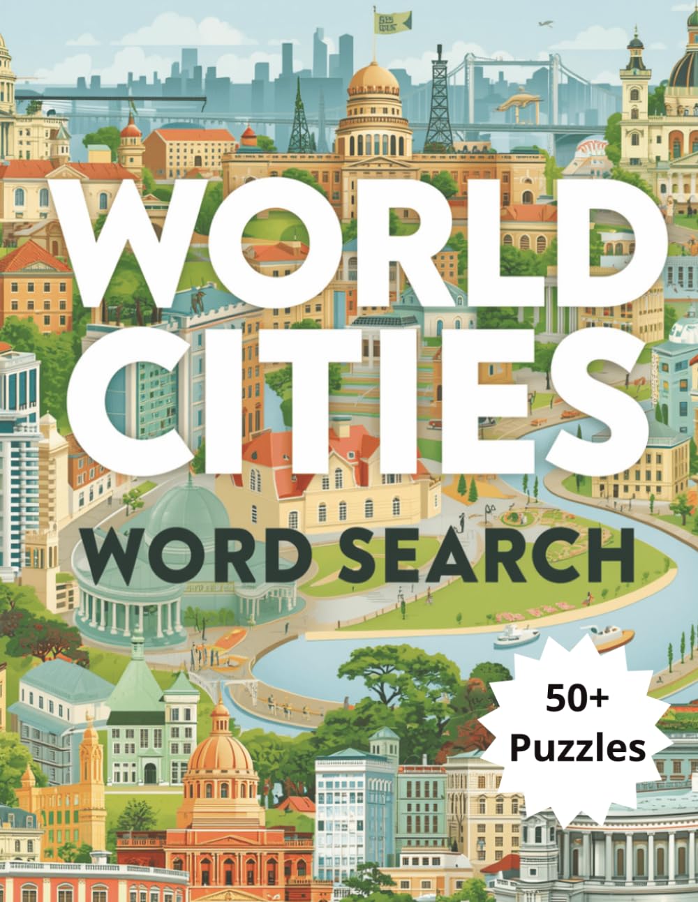 World Cities Word Search Book