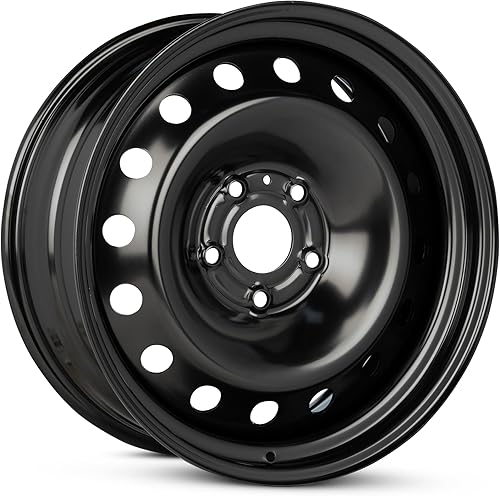 Miniatura 2 de Para Dodge 1500 PICKUP 11-12 Llanta de acero negro de 20 pulgadas, repuesto directo de equipo original, rueda de camión lista para carretera