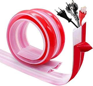 0,8 Metri Protezioni per Cavi a Pavimento Copricavi per Pavimento Passacavo a Pavimento Perfetti per Casa, Ufficio o Magazzino