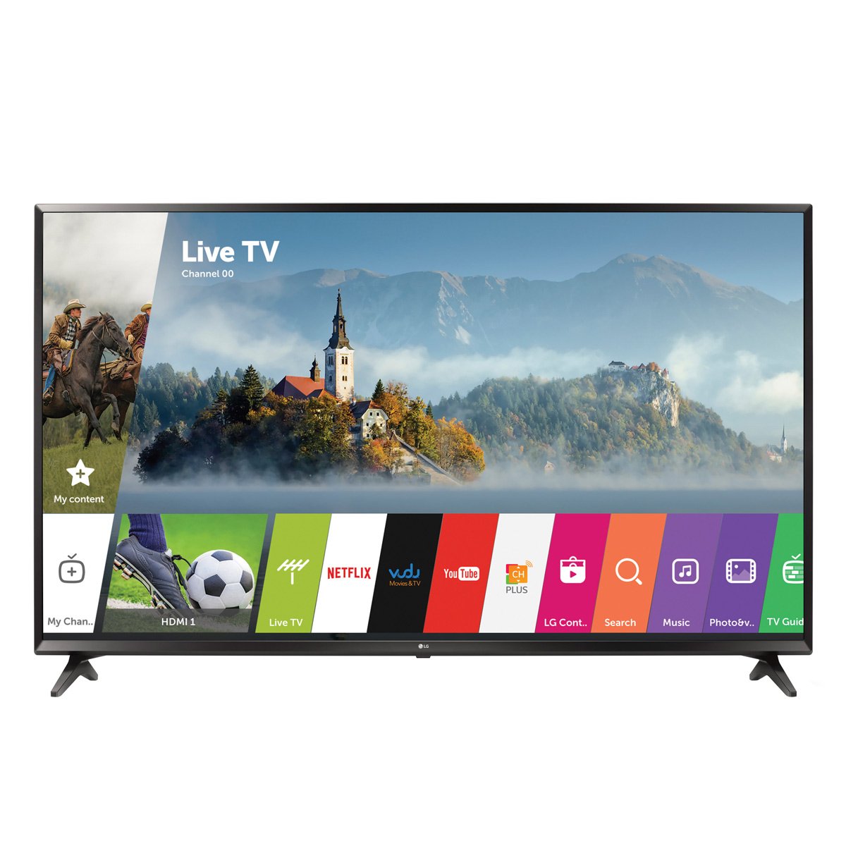 LG Electronics 65UJ6300 65-Inch 4K Ultra HD Smart LED TV (2017