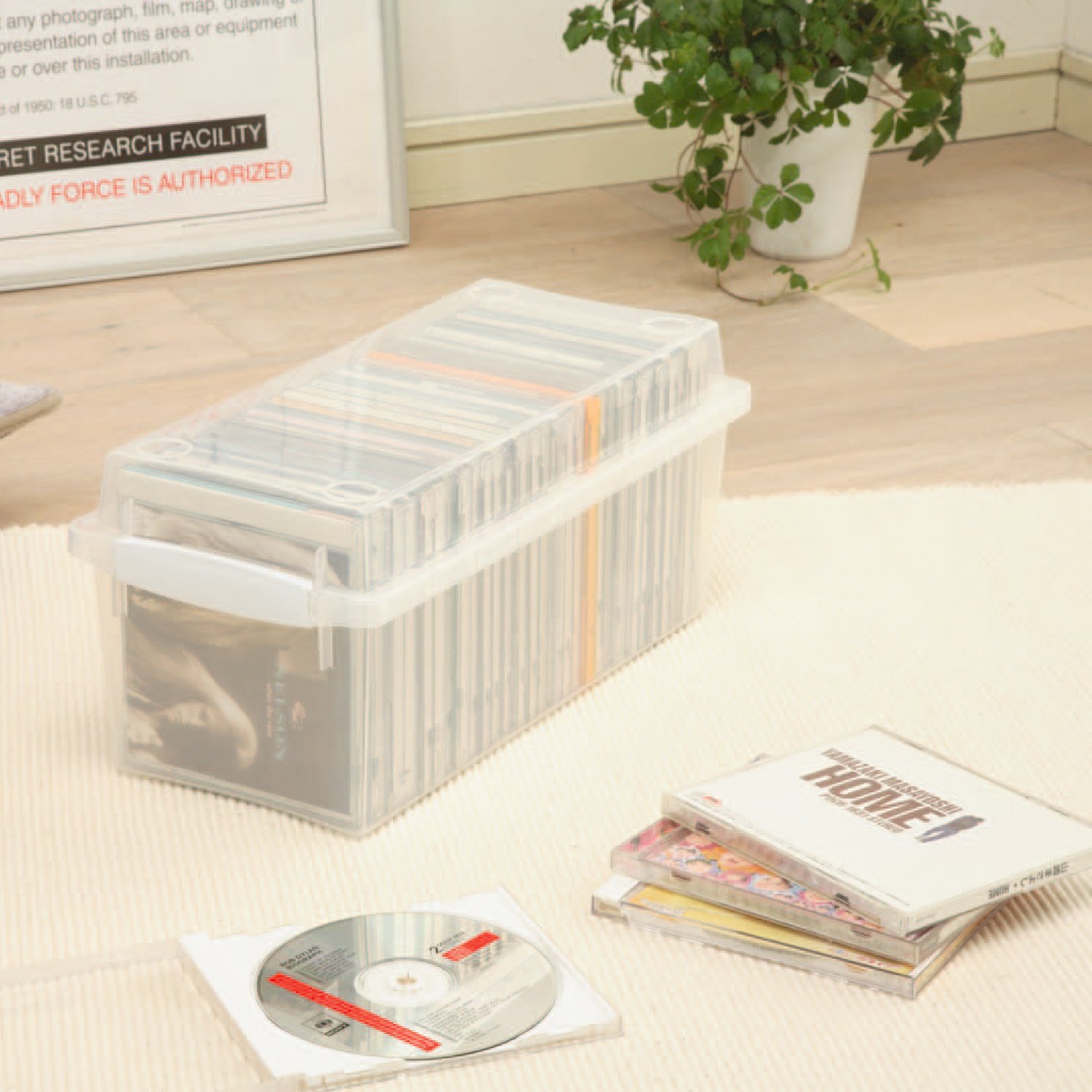 AI CD 大量セット Amazon.co.jp: アイリスオーヤマ ボックス CD 幅16.4×奥行35.3×高さ