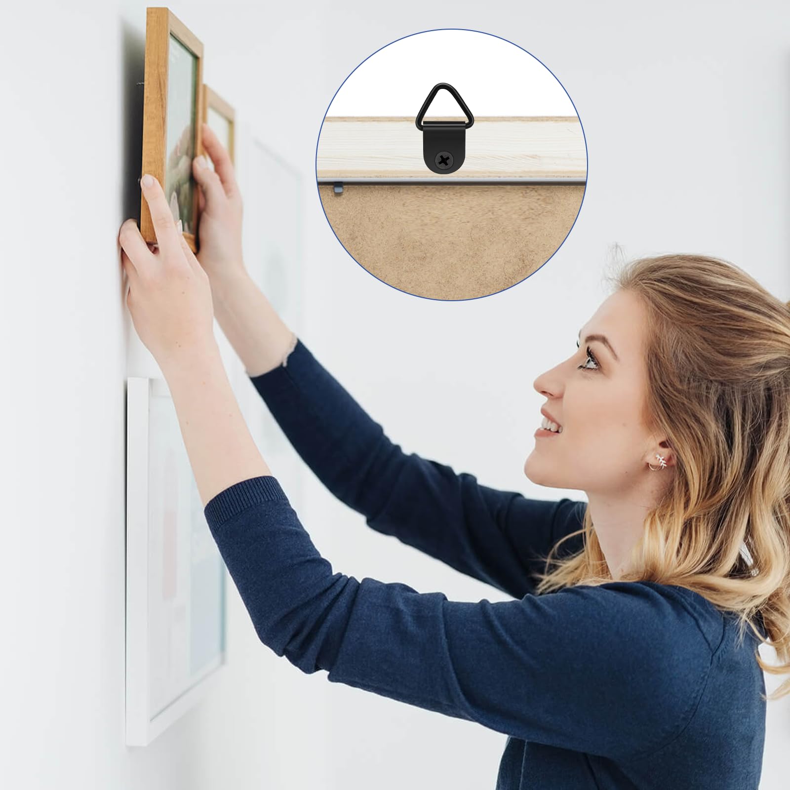 251Pcs Crochet Pour Cadre Photo,Kit Crochet Mural Tableau