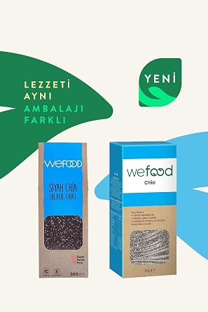 Wefood Siyah Chia - 300 Gr