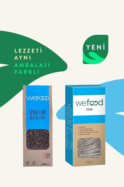 Wefood Siyah Chia - 300 Gr