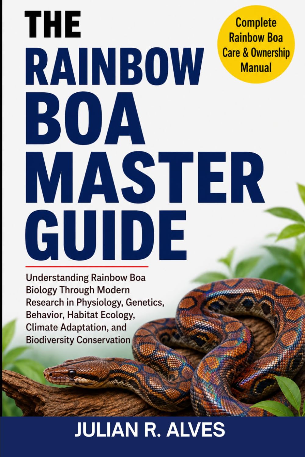 RAINBOW BOA MASTER GUIDE: Understanding Rainbow Boa Biology Through Modern Research in Physiology, Genetics, Behavior, Habitat Ecology, Climate Adaptation, and Biodiversity Conservation