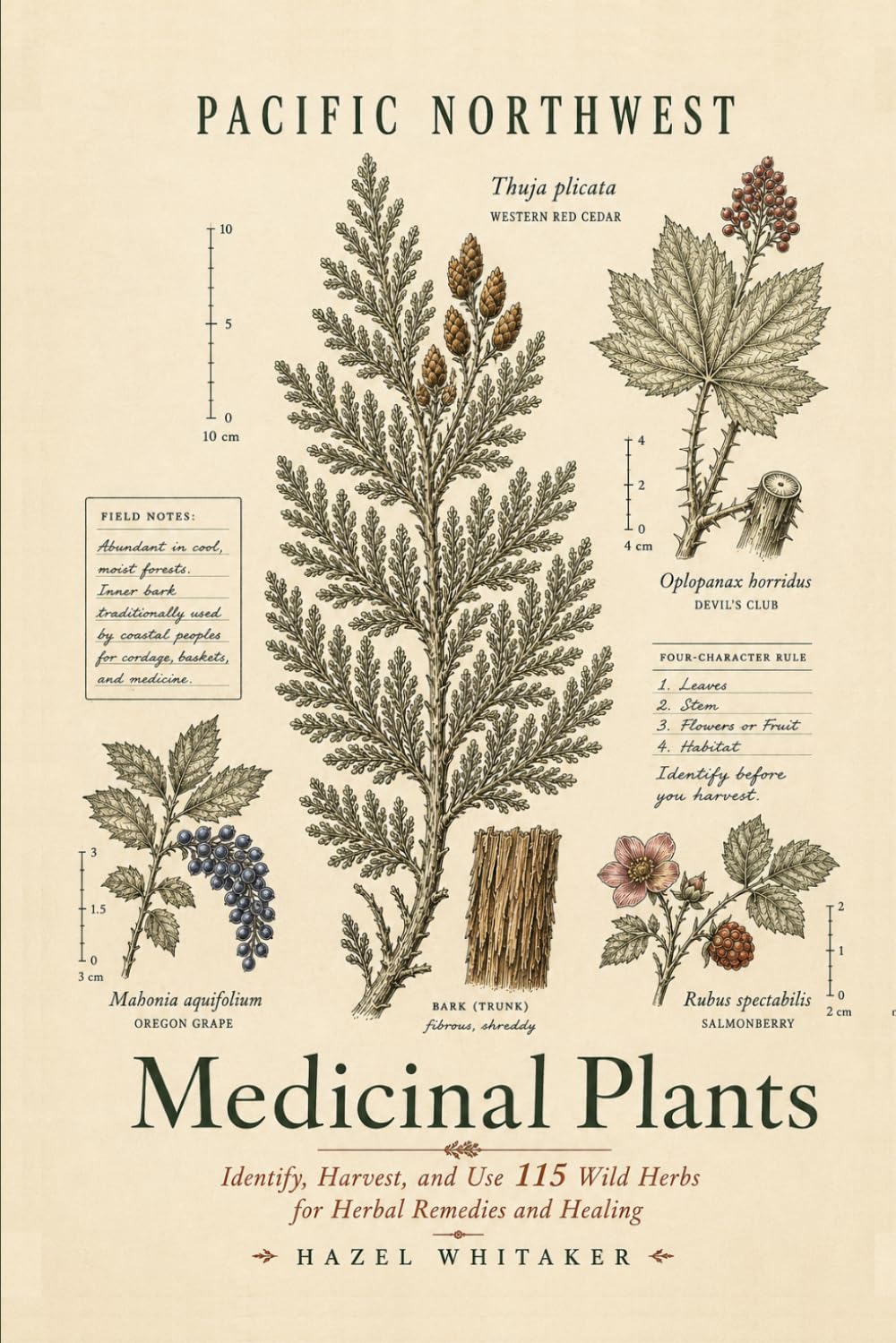 Pacific Northwest Medicinal Plants: Identify, Harvest, and Use 115 Wild Herbs for Herbal Remedies and Healing