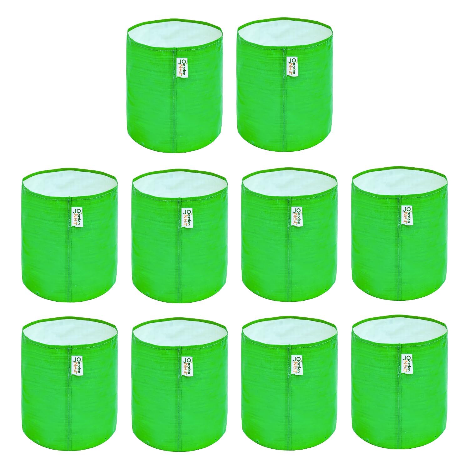 Gardennest HDPE Grow Bag for Terrace Gardening, Reusable Heavy Duty Planting Bags for Vegetables, Flowers, Fruits & Nurser...