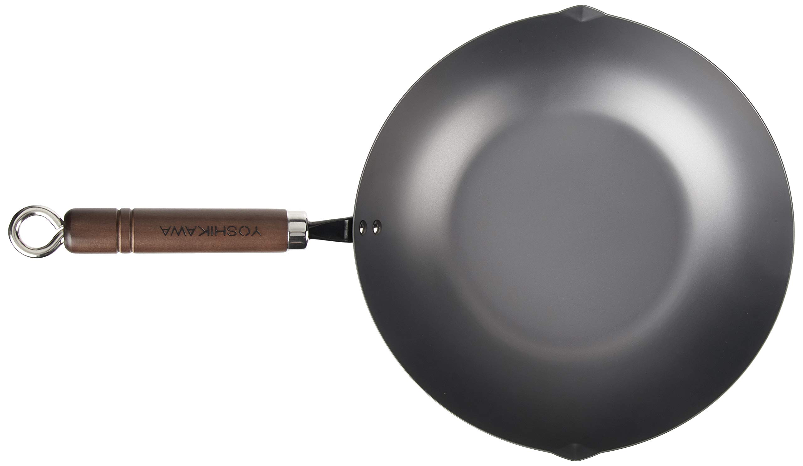 Amazon.com: Yoshikawa 89911-6 Black Steel Fry Pan, 11: Home & Kitchen