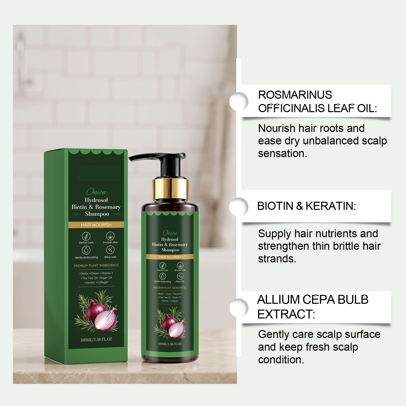 Set di shampoo e balsamo, rinfrescante per la cura del cuoio capelluto, per capelli setosi, lisci e lucidi, riduce l'effetto crespo e controlla i grovigli (6 pezzi)