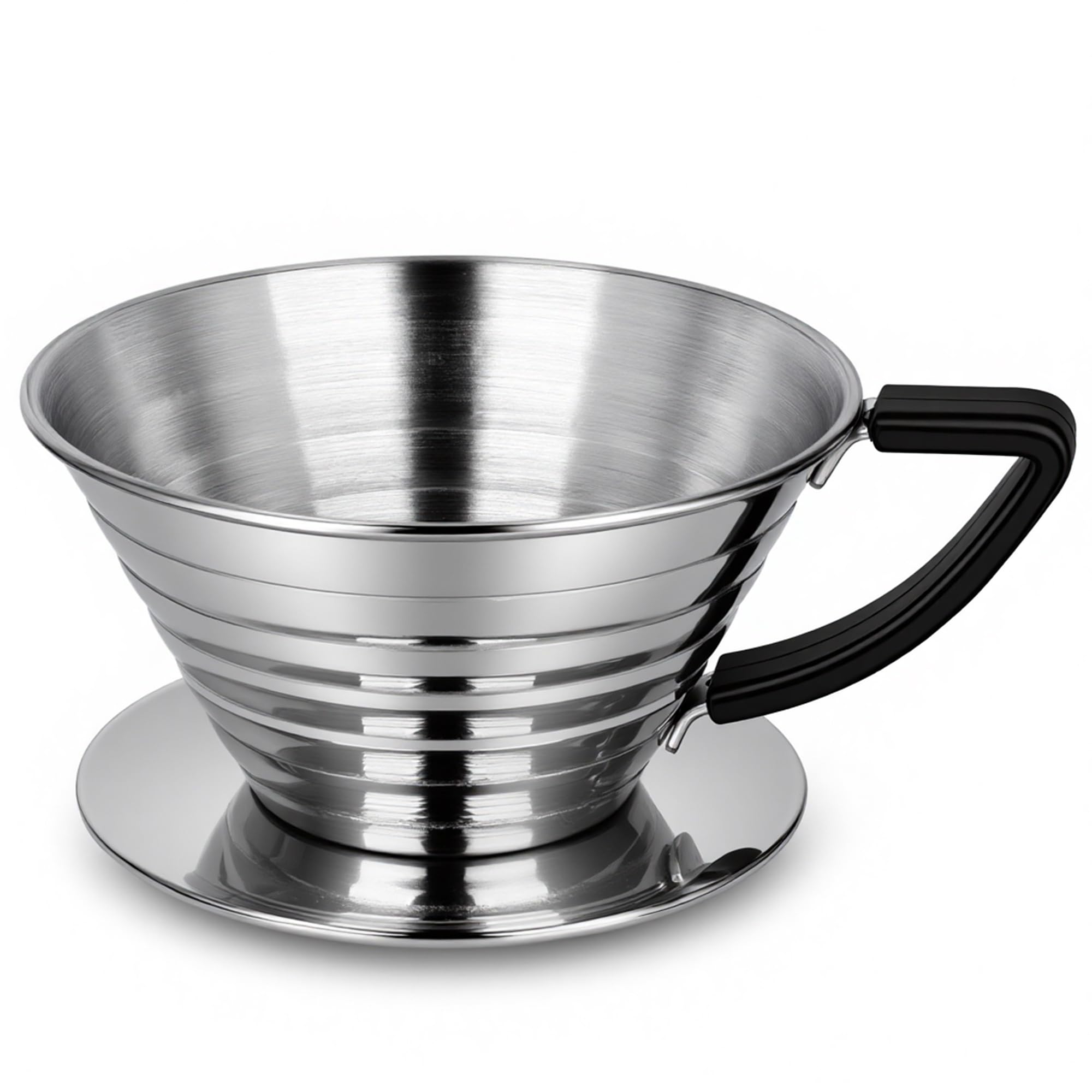 Replacement for Kalita Wave 185 Stainless Steel Pour Over Coffee Dripper | Metal Flat Bot…