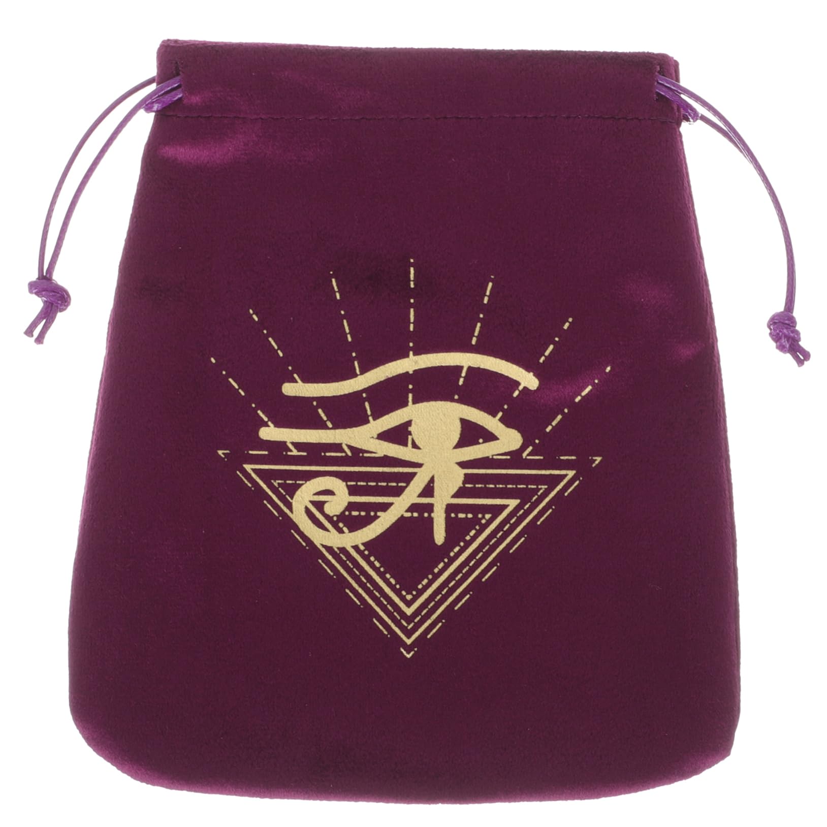 Holibanna Tarot Cloth Bag Eye Glass Case Medieval Leather Coins Bag Tarot Holder Drawstring Tarot Bag Wiccan Tote Bag Tarot Pouch Dice Girl Purses Jewelry Storage Bag Supplies Purple