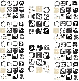 Yingshop 10 Set Carburetor Rebuild Kit Compatible for Walbro K10-WAT WA-1 THRU WA-13 WA-17 THRU WA-197 WA-199 THRU WA-206 WA-208 THRU WA-213 WA-222 WT-1 THRU WT-4 WT-10 THRU WT-12 WT-15 WT-16 WT-18