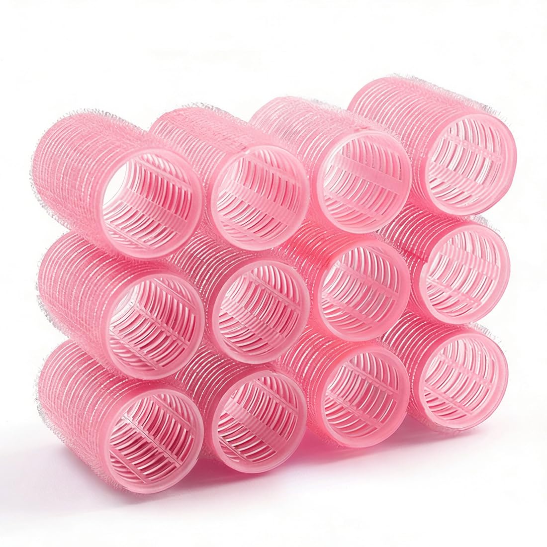 12 Pièces Heatless Curling, Bigoudis Cheveux, Rouleaux, Bigoudis pour Tous Les Cheveux Courts, Moyens Ou Longs