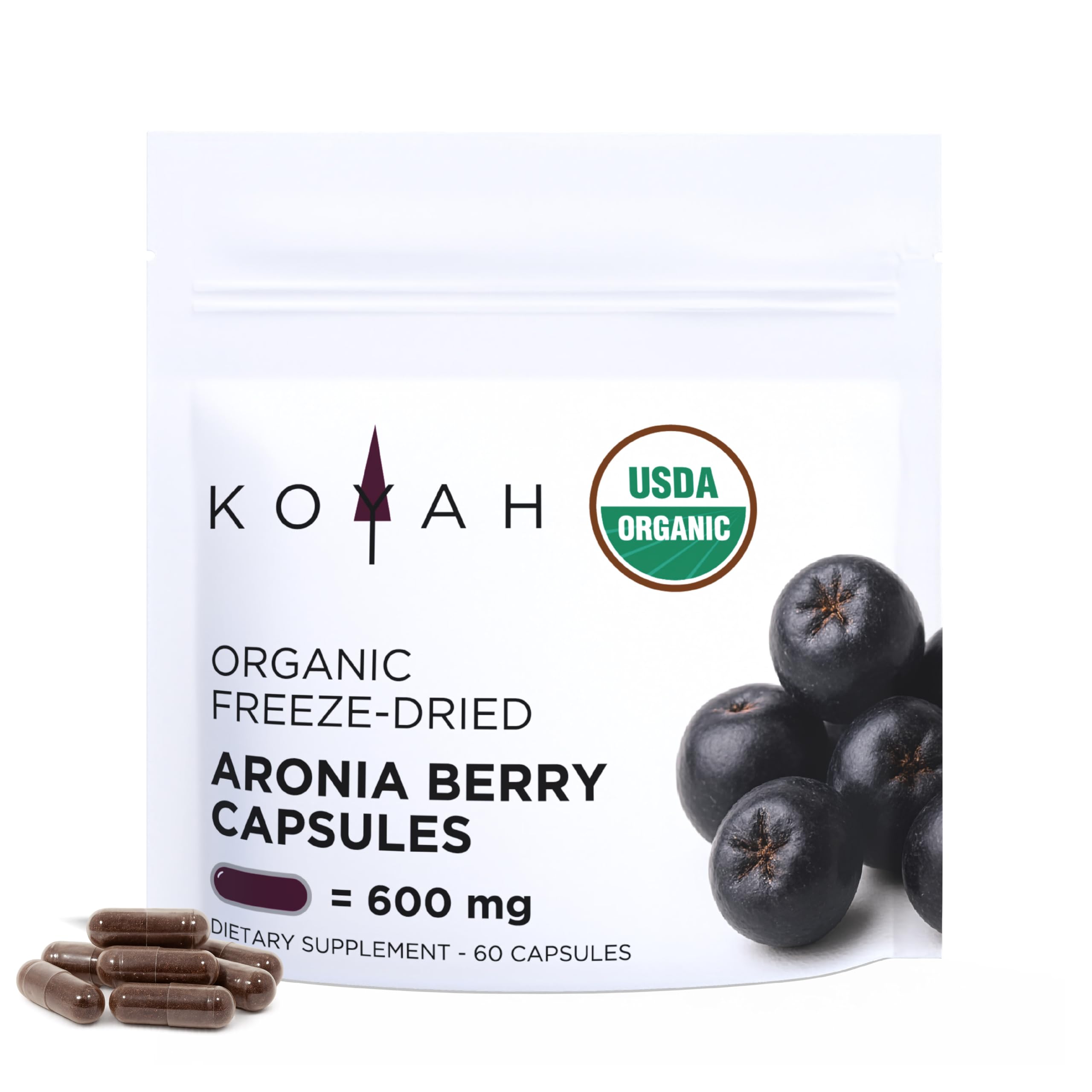 KOYAH Organic Aronia Capsules
