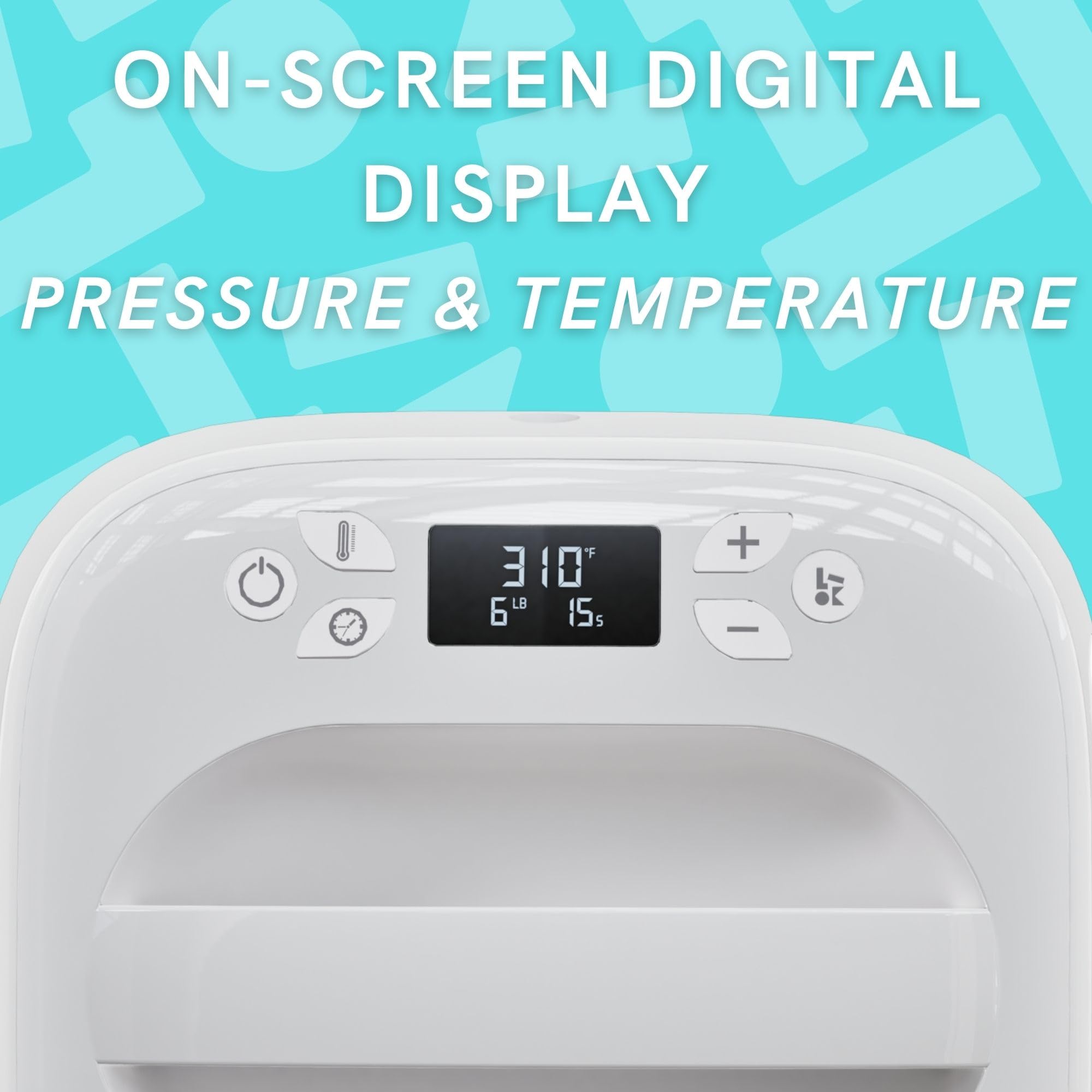 LOKLIK Impress Easy - Máquina de impresión de camisetas para impresión por sublimación con placa grande de 25 cm, máquina de prensa de calor de vinilo de transferencia de calor, perfecta para
