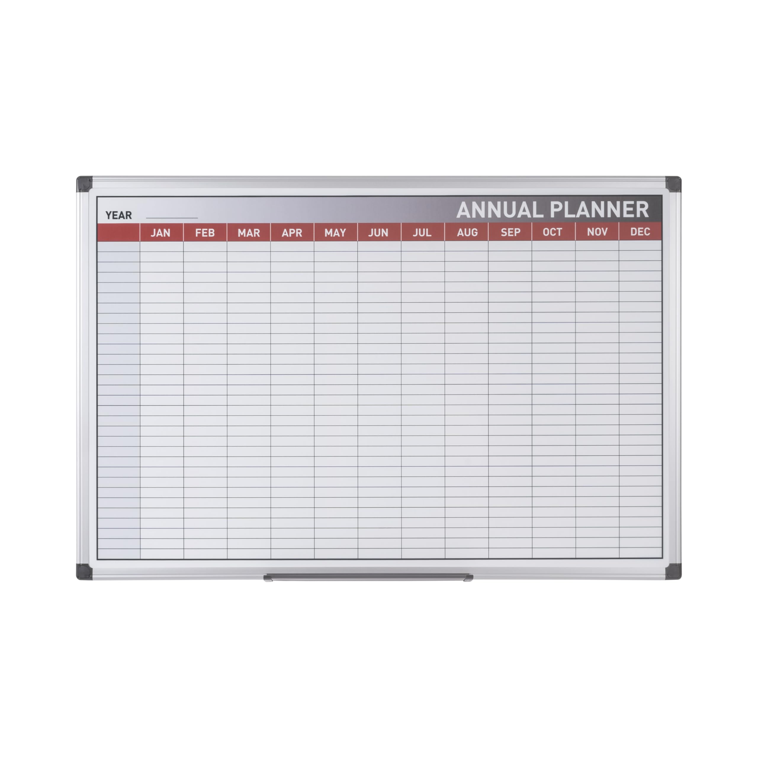 Bi-Office GA0337170 - Planificador anual magnética, 90 x 60 cm