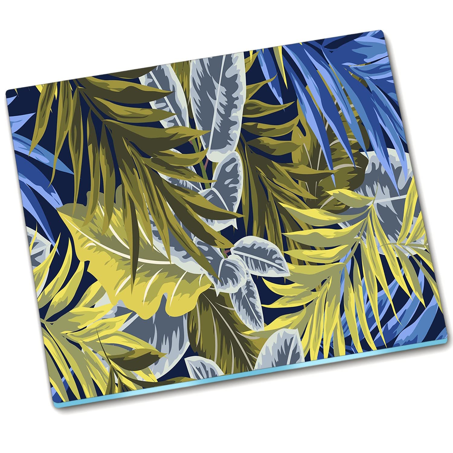 Plaque de couverture de cuisine en verre durci 60x52 cm Décormat paume