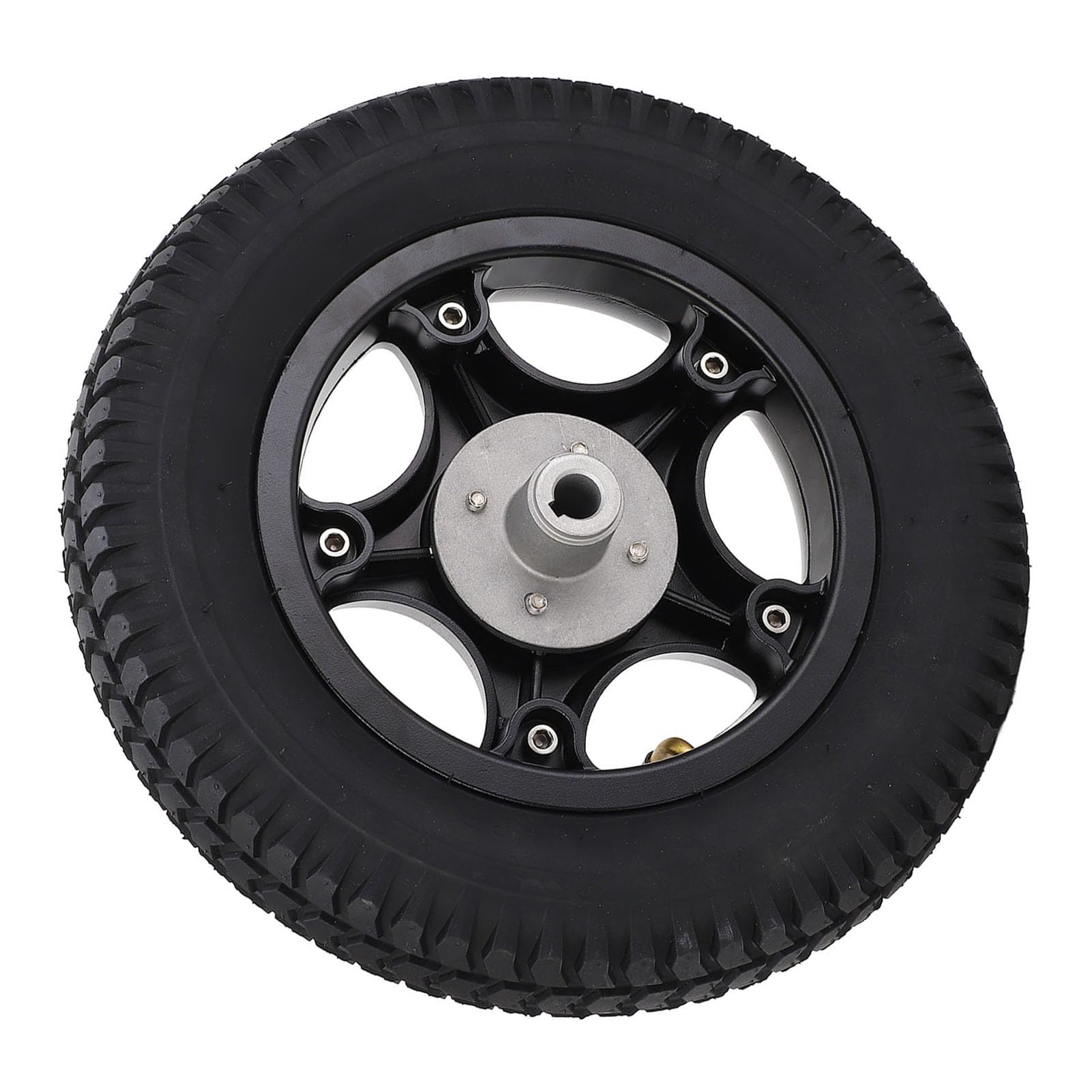 14-Zoll rutschfestes Gummirad mit 17-mm-Bohrung, 150 kg Tragkraft für Handwagen, Bollerwagen & Gartenwagen – robustes Ersatzrad mit Luftbereifung