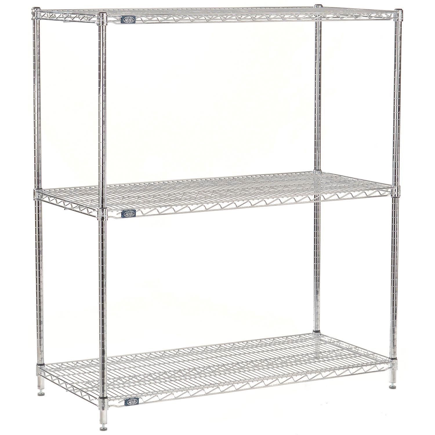 3 Shelf by Global Industrial – Alloy Steel, Silver, Model 18725C3