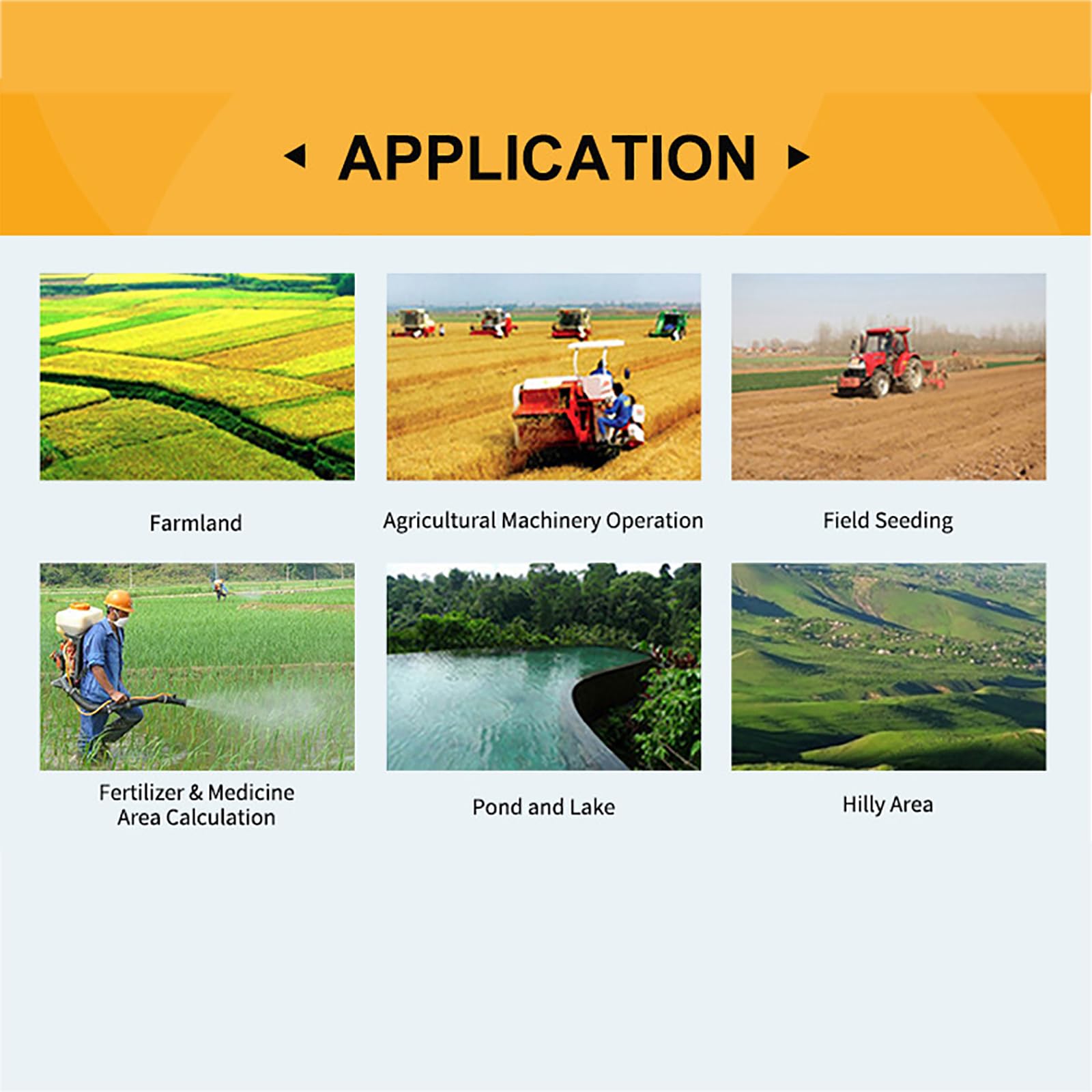 MObyat Appareil De Mesure GPS Portable, Géomètre GPS, Baromètre Intégré, Grand Écran Couleur, Clair Et Facile À Lire, Mesure De Haute Précision, pour La Mesure des Superficies Agricoles