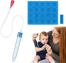 PANCA Baby Nasal Aspirator Mucus Sucker Nose Cleaner with 20 Hygienic Filters | Gentle Suction Pump for Infants & Kids | Safe Nose Cleaner for Newborn Congestion Relief, Easy to Clean & Travel-Friendly
