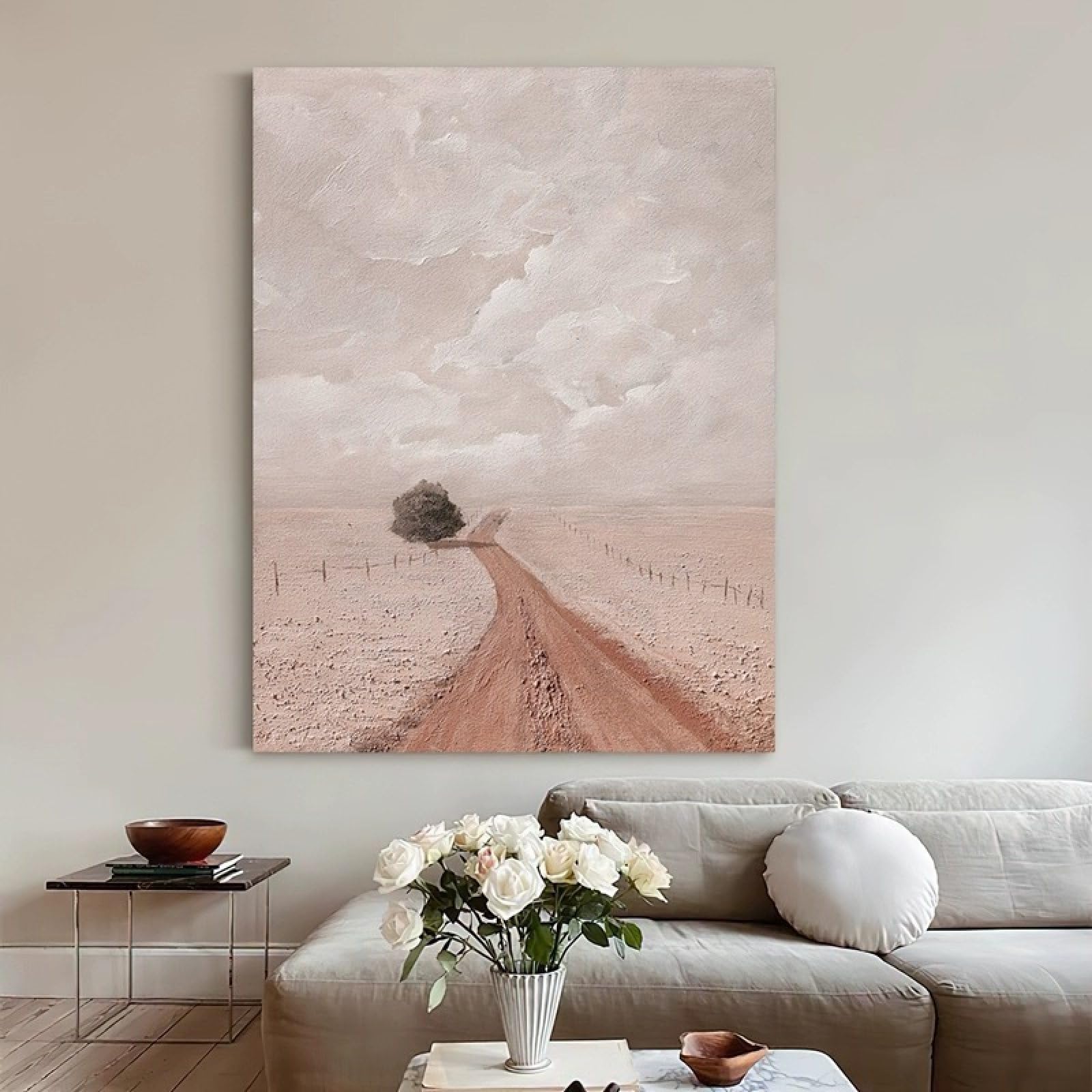 Peinture à l'huile abstraite moderne grande taille pour déco murale maison