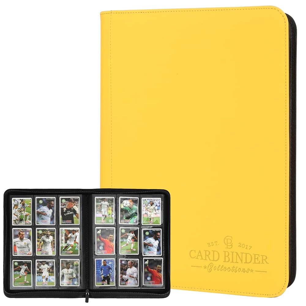 Foalgo Trading Card Binder, Card Collection Binder Album Folder with 540 Side Loading Pockets, 9 Pocket Trading Card Album Folder for TGC,MTG, Baseball Cards, Yugioh