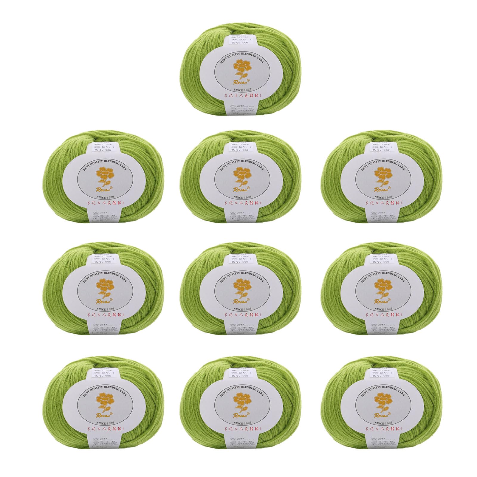 Fil tricoté à la main anti-nœuds en lot de 10 pour réussir vos grands tapis et pulls