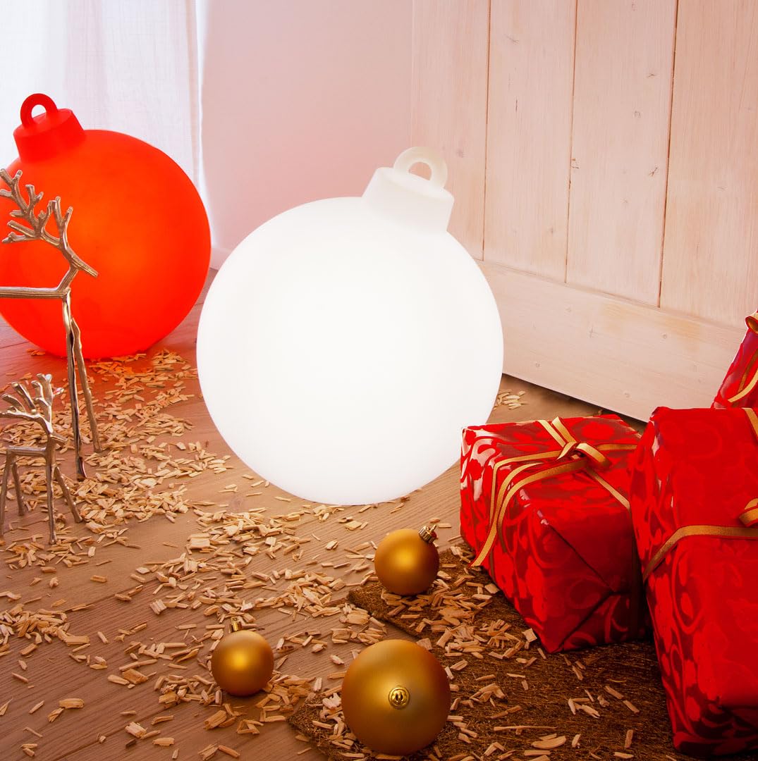 8 seasons design 32374L Illuminazione Decorativa Rosso, Bianco