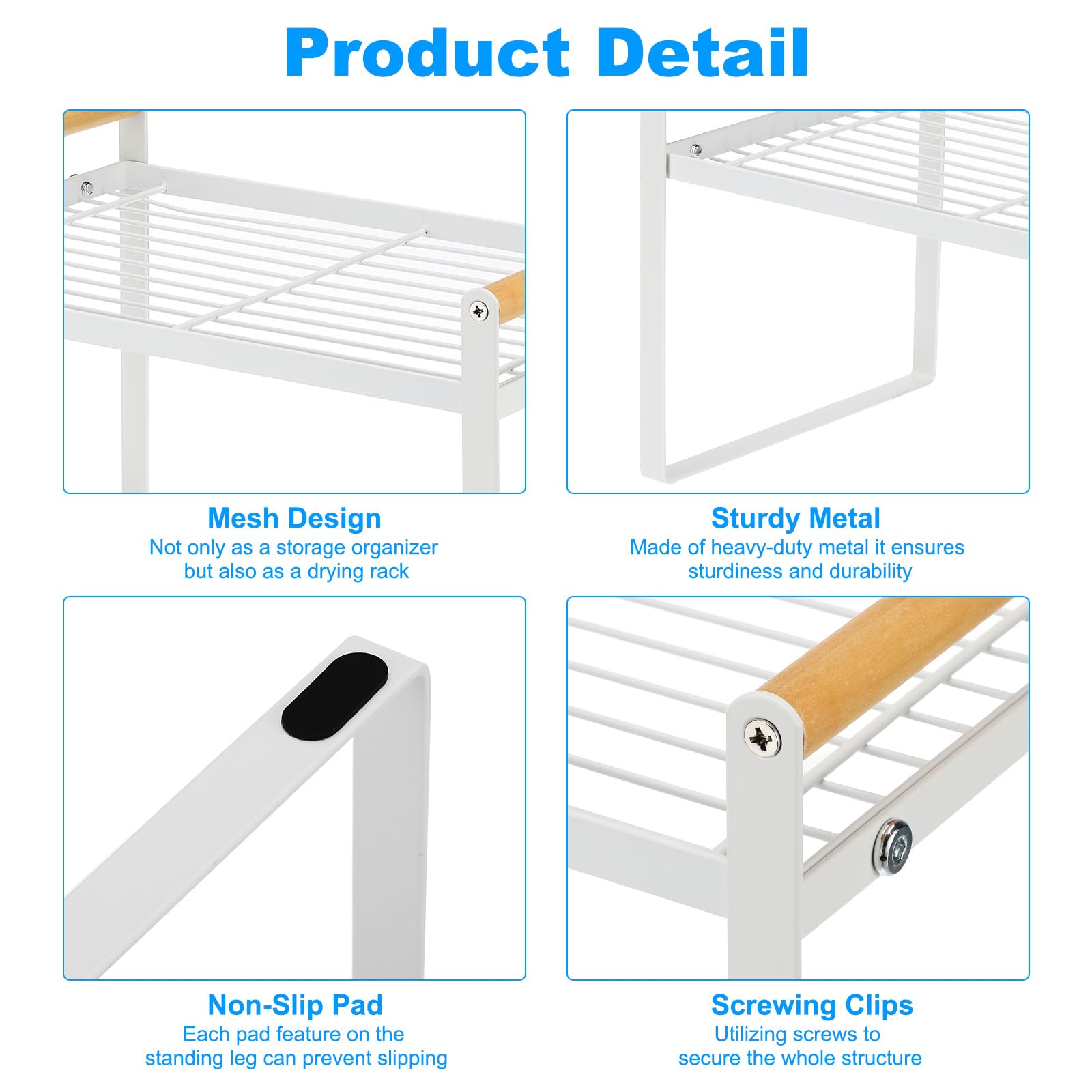 PATIKIL Kitchen Cabinet Organizer Shelves - Image 4