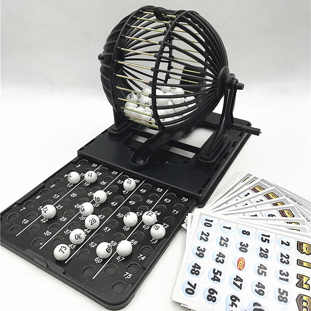Wiederverwendbare Bingo Lotto Maschine, Bingo Chips für Partyunterhaltung, Puzzle
