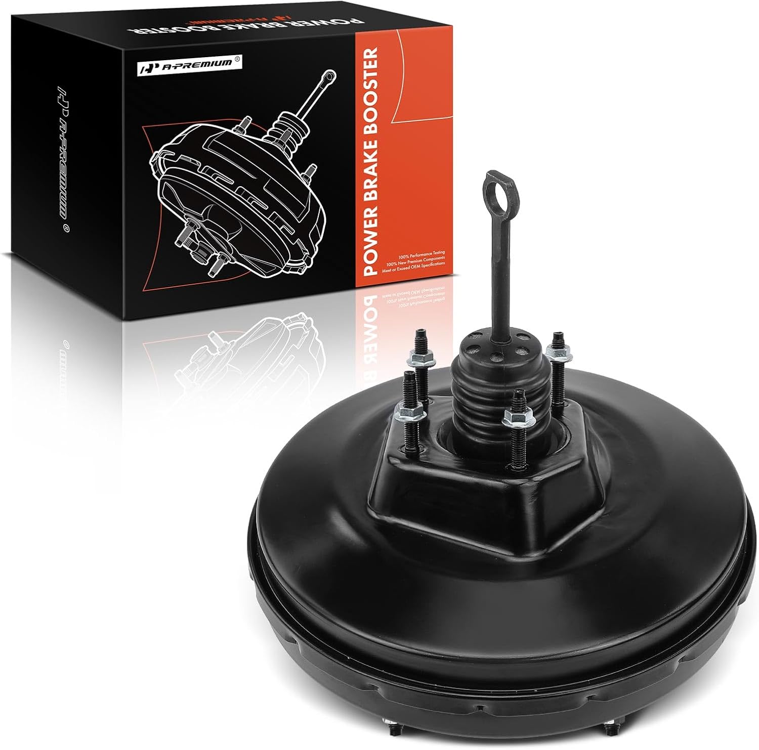 A-Premium Vacuum Power Brake Booster Compatible with Ford Taurus 1986-2007, Sable 1996-2001 & Lincoln Continental 1995-1997 & Mercury Sable 1986-2005, 2.5L 3.0L 3.4L 3.8L 4.6L, Without Master Cylinder
