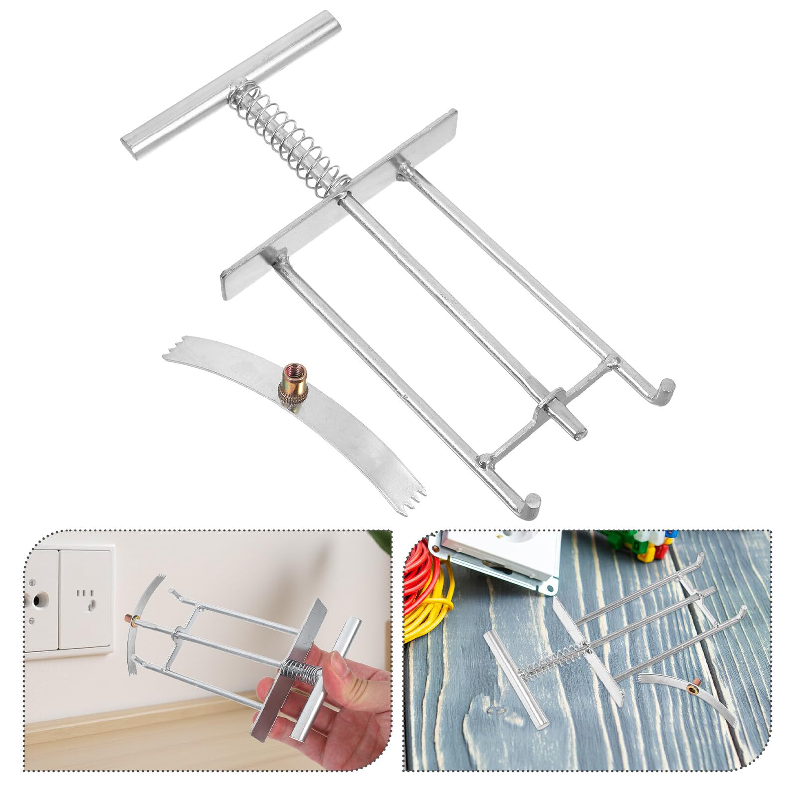 PRETYZOOM Kit di Riparazione Cassetta Elettrica 25 Pezzi in Lega di Manganese Argento per Fissaggio e Manutenzione Interruttore Tipo 86 per Uso Elettricisti