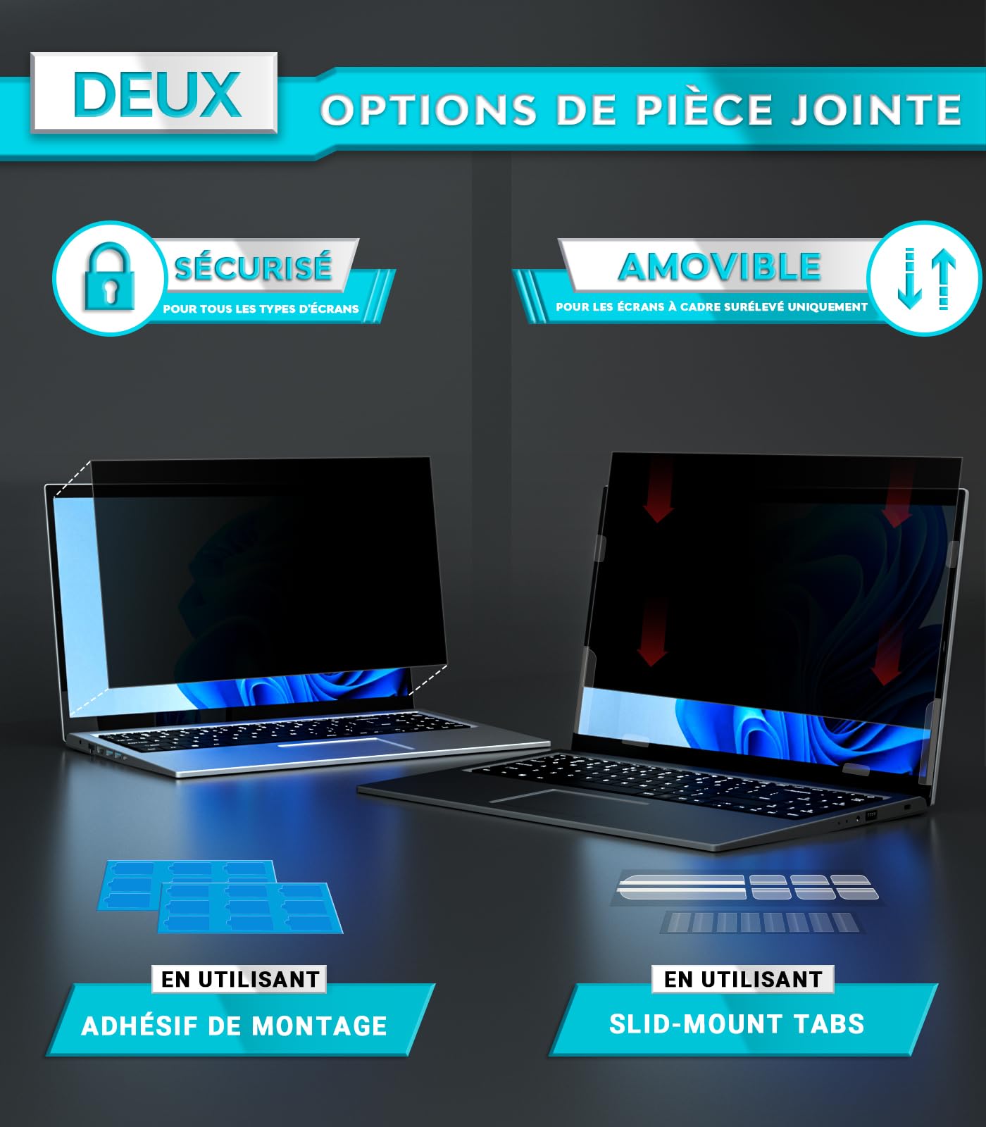 PYS Filtro Privacy 14 Pollici 16:9 - Protezione schermo antiriflesso, pellicola anti-luce blu, compatibile con HP/Dell/Acer/Lenovo/Thinkpad/Samsung/ASUS