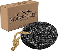PumiceValley Natural Volcanic Pumice Stone Black Lava - Callus Corn Remover for Feet Heels Palms, Pedicure Exfoliator Dead Skin Scrubber