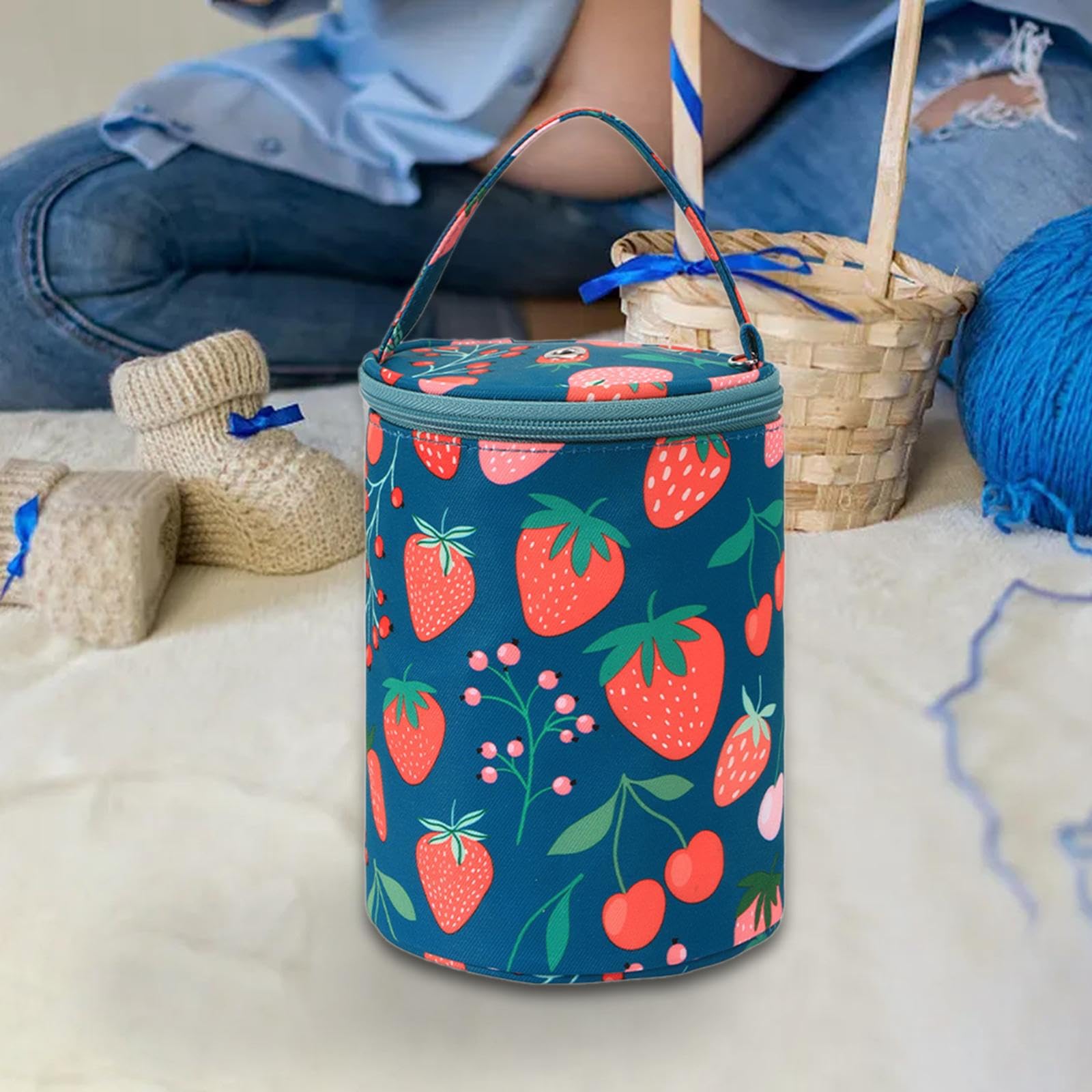 CALANDIS™ Yarn Storage Bag Portable Yarn Organizer for Stitch Embroidery Outdoor C | Storage Bags | Home Organization | Household Supplies & Cleaning 4