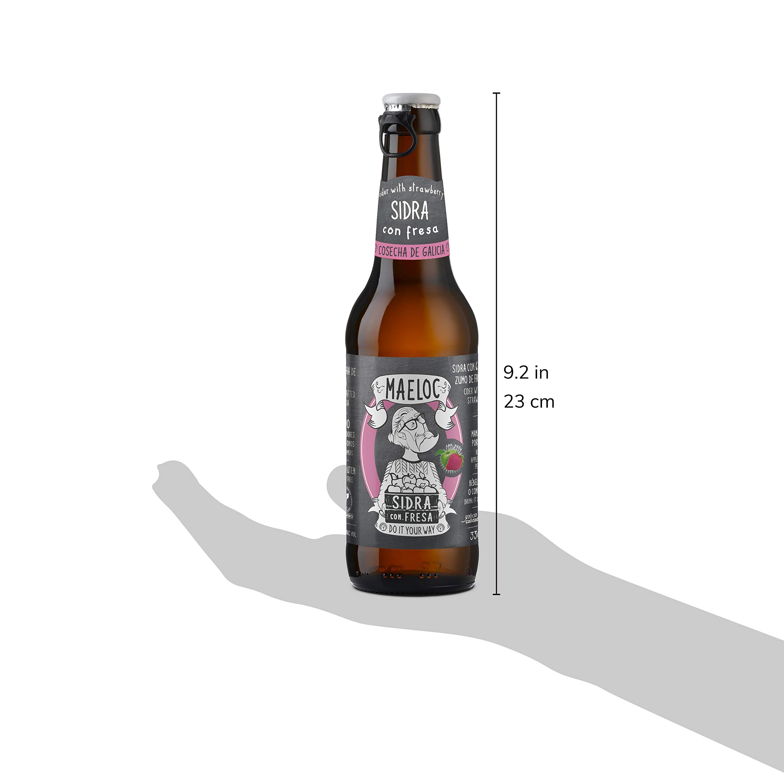 Maeloc Sidra con Fresa 24 botellas x 330 ml